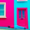 Pink And Blue House Paint By Numbers