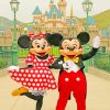 Mickey And Minnie Disneyland paint by numbers