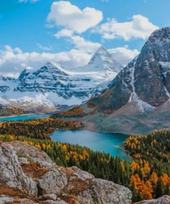 Mount Assiniboine Provincial Park Paint by numbers