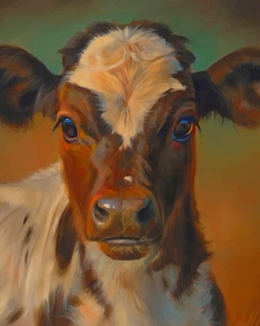 Vintage Cow Paint by numbers