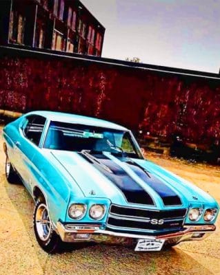 Old Muscle Car paint by numbers