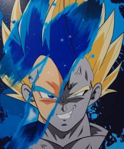 Vegeta Prince Of All Saiyans paint by numbers