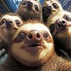 Sloth Family Paint By Numbers