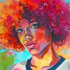 Afro Girl paint by numbers