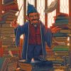 flitwick harry potter paint by number