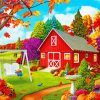 Autumn Farm Paint by numbers