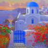 Santorini Thir Island paint by numbers