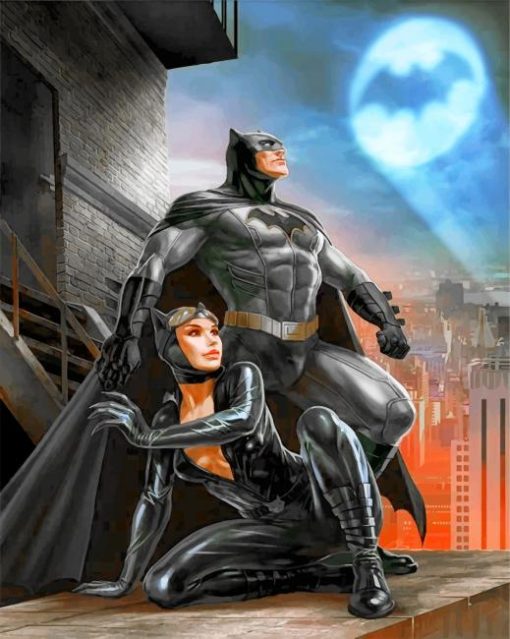 batman-and-catwoman-paint-by-numbers