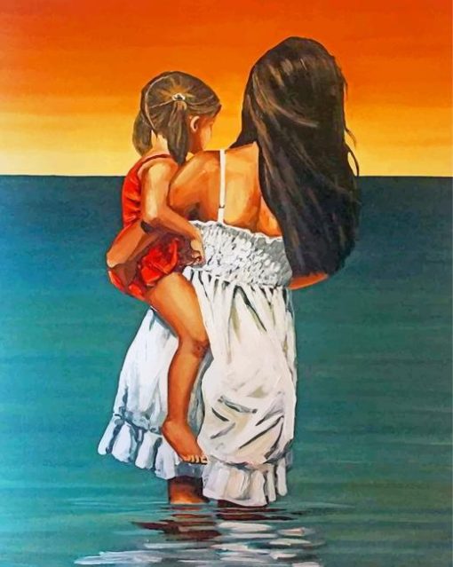 mother-and-daughter-in-the-beach-paint-by-numbers