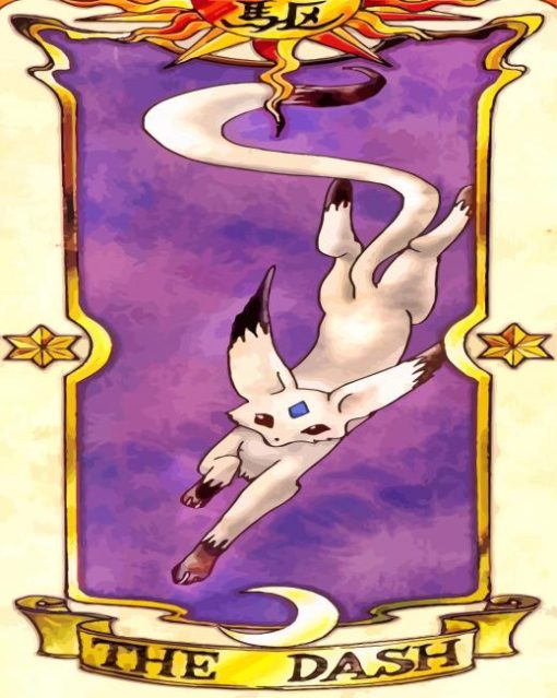 Cardcaptor-Sakura-THE-DASH-Clow-card-paint-by-numbers