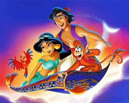 Disney Aladdin Paint by numbers