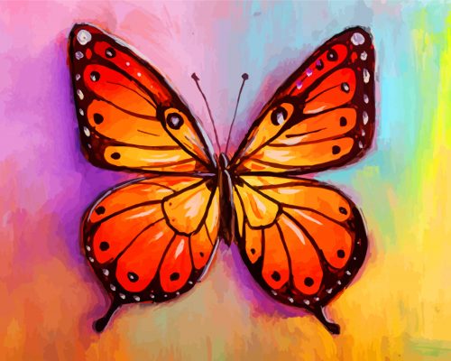 Monarch Butterfly Paint by numbers