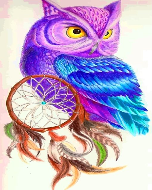 purple-owl-paint-by-numbers