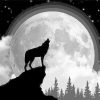 wolf-silhouette-paint-by-numbers