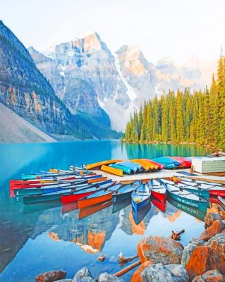 Alberta-Moraine-Lake-paint-by-number