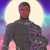 Black Panther Art Paint by numbers