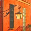 Lantern In Orange Wall paint by numbers