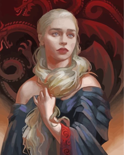 Daenerys-Targaryen-art-paint-by-numbers