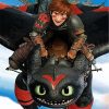 How To Train Your Dragon Animation Paint by numbers