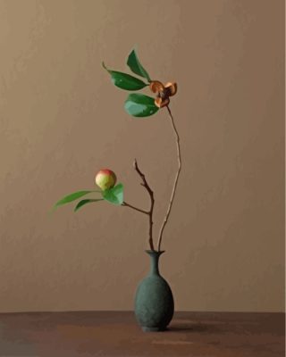 camellia-ikebana-paint-by-numbers