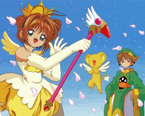 Cardcaptor Sakura Kinomoto Paint by numbers