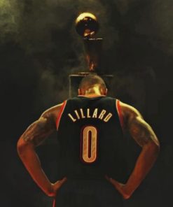 Aesthetic Damian Lillard Paint by numbers