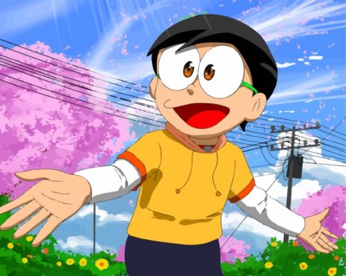 Nobita Nobi Paint by numbers