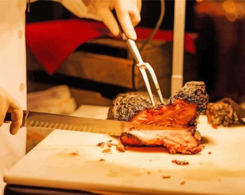 Chief Carved Beef Brisket Paint By Number