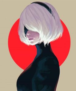 Nier Automata Character Art Paint By Number