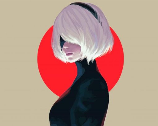 Nier Automata Character Art Paint By Number