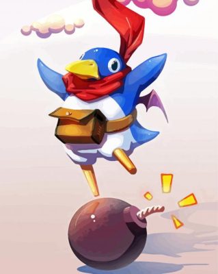 Prinny Character Paint By Numbers