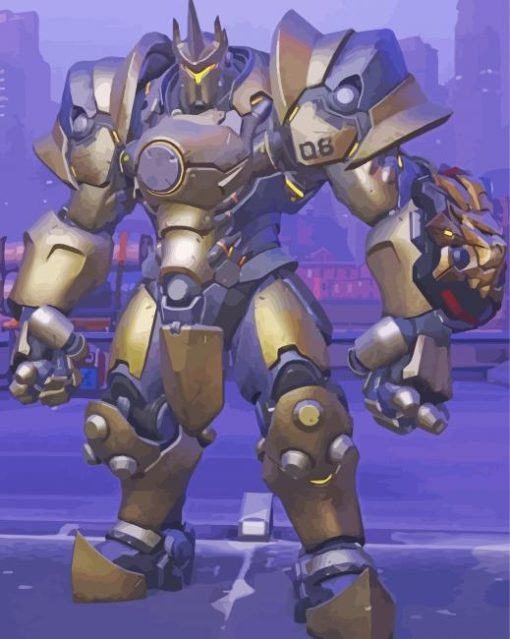 Reinhardt Game Character Paint By Number