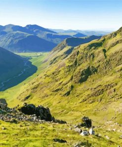 Scafell Pike England Landscape Paint By Number