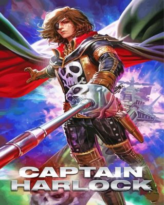 Space Pirate Captain Harlock Poster Art Paint By Number