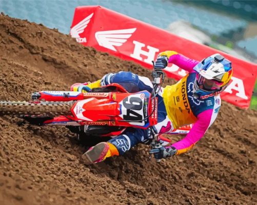 The Racer Ken Roczen Paint By Number