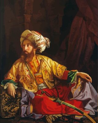 Emir Of Lebanon By Jozsef Borsos Paint By Number