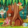 Fairies In Fantasy Forest Garden Paint By Number