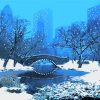 Night Winter Central Park Art Paint By Number