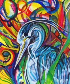 Abstract Heron Paint By Numbers