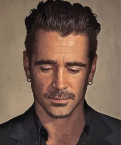 Actor Colin Farrell Paint By Numbers