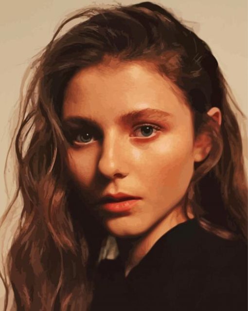 Actress Thomasin McKenzie Paint By Numbers