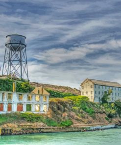 Aesthetic Alcatraz Island Paint By Numbers