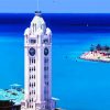 Aloha Tower Lighthouse Paint By Numbers