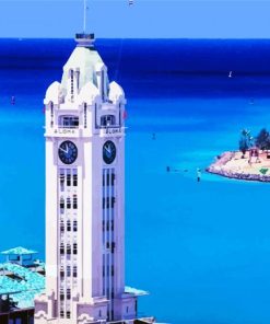 Aloha Tower Lighthouse Paint By Numbers