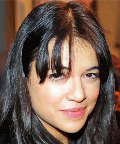 American Actress Michelle Rodriguez Paint By Numbers