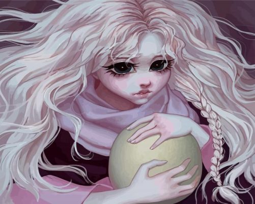 Angels Egg Animation Art Paint By Numbers