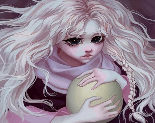 Angels Egg Animation Art Paint By Numbers