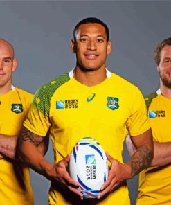 Aust Rugby Team Paint By Numbers