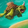 Baby Turtle Birthday Paint By Numbers