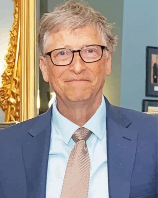 Bill Gates Paint By Numbers